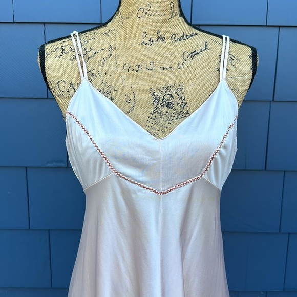 🩷🩷🩷Vintage Vassarette 11 pink slip long maxi pinup - Picture 2 of 12